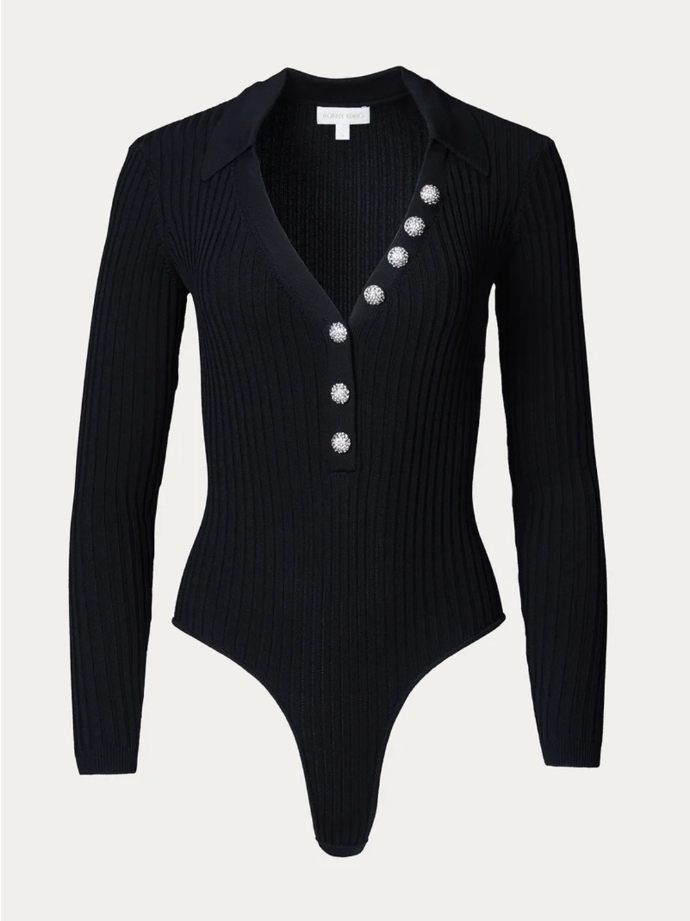 Ronny Kobo Tasmine Bodysuit in Black